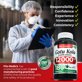 Flacon de FITO MEDIC'S Gotu Kola dans une cuisine