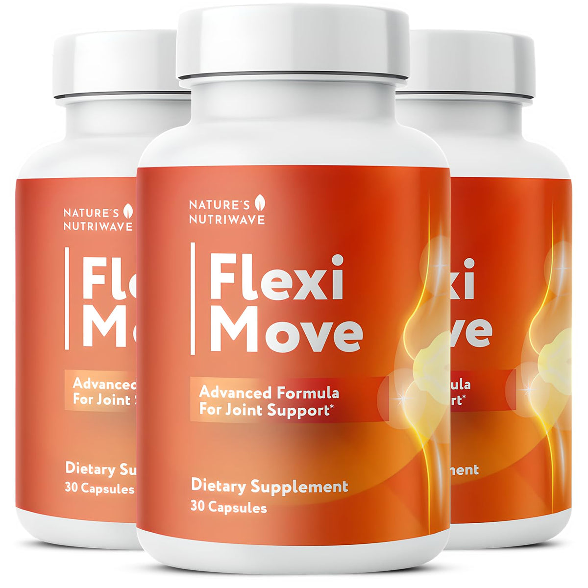 Flacon de Flexi Move 30 capsules avec étiquette visible