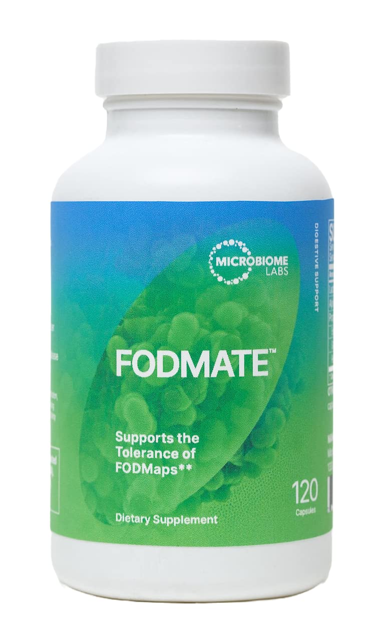 Flacon de FODMATE de Microbiome Labs avec 120 capsules