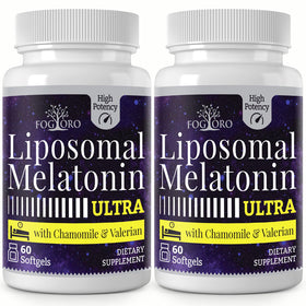Flacon de Fogoro Mélatonine 60mg avec 60 capsules molles