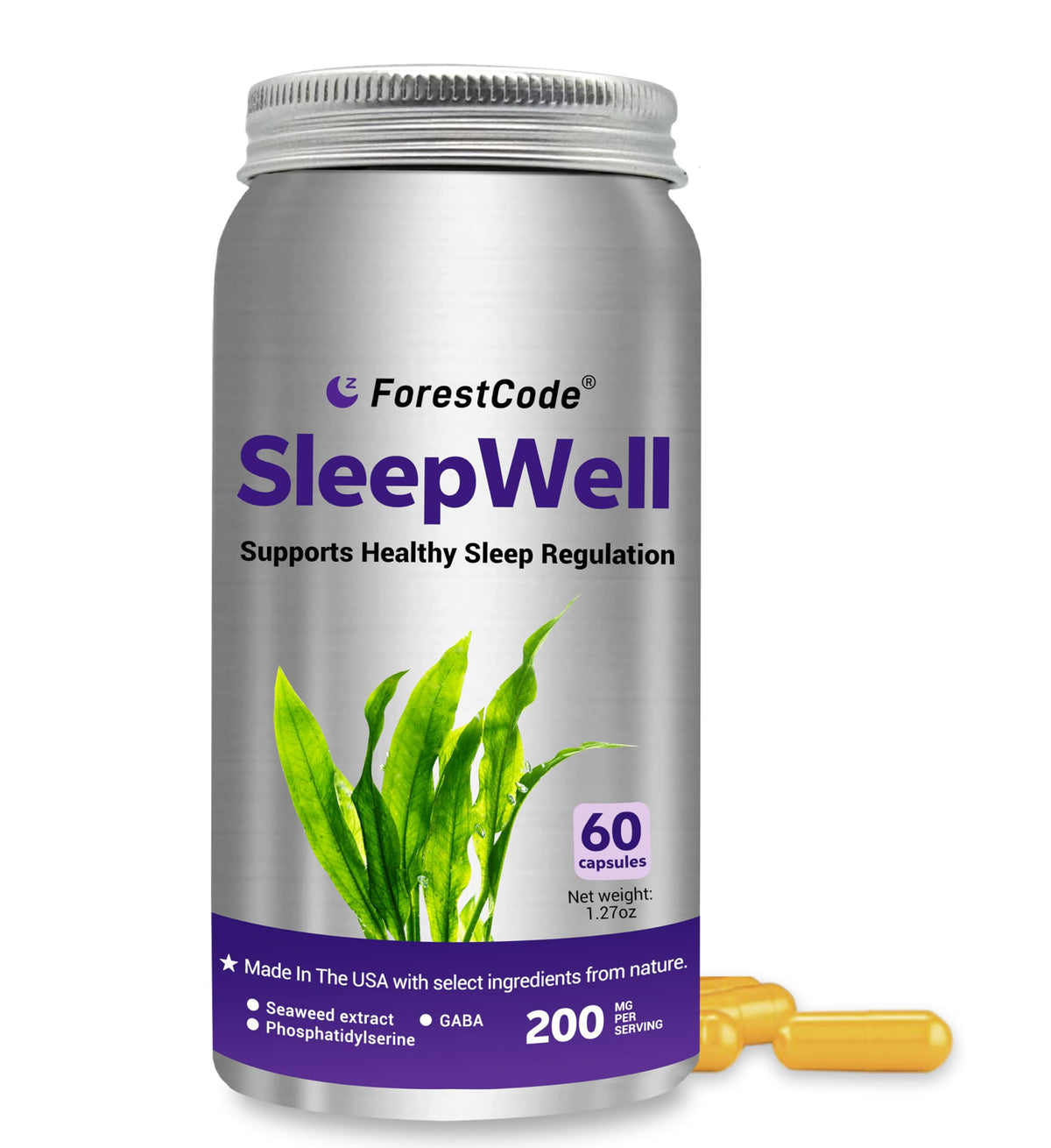 Flacon de ForestCode Sommeil 60 capsules vue avant