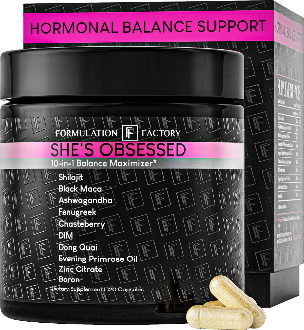 Flacon de Formulation Factory Complément Alimentaire Femme 120 Capsules