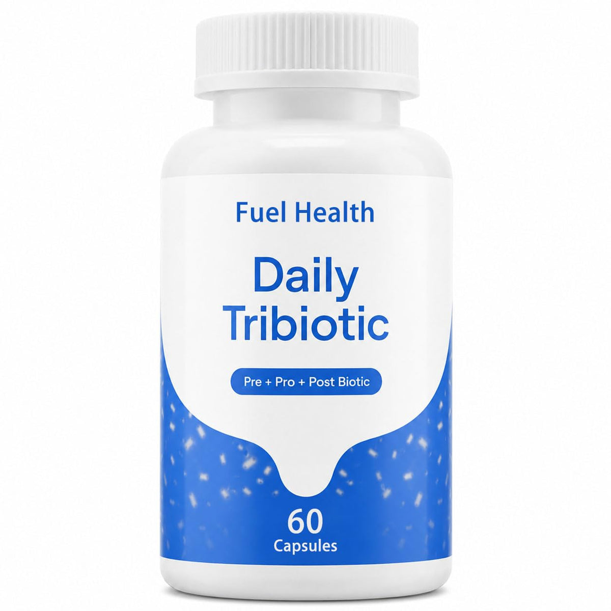 Flacon de Fuel Health Tribiotic 60 capsules vue de face