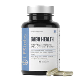 Flacon de GABA LES Labs 90 capsules vue de face
