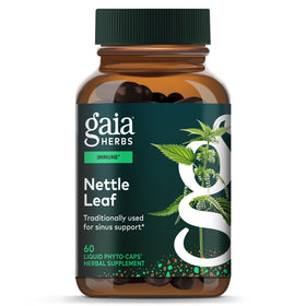 Flacon de Gaia Herbs Feuille d'Ortie 60 capsules végétales