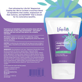 Flacon de Gel de Magnésium LIFE-FLO avec étiquette
