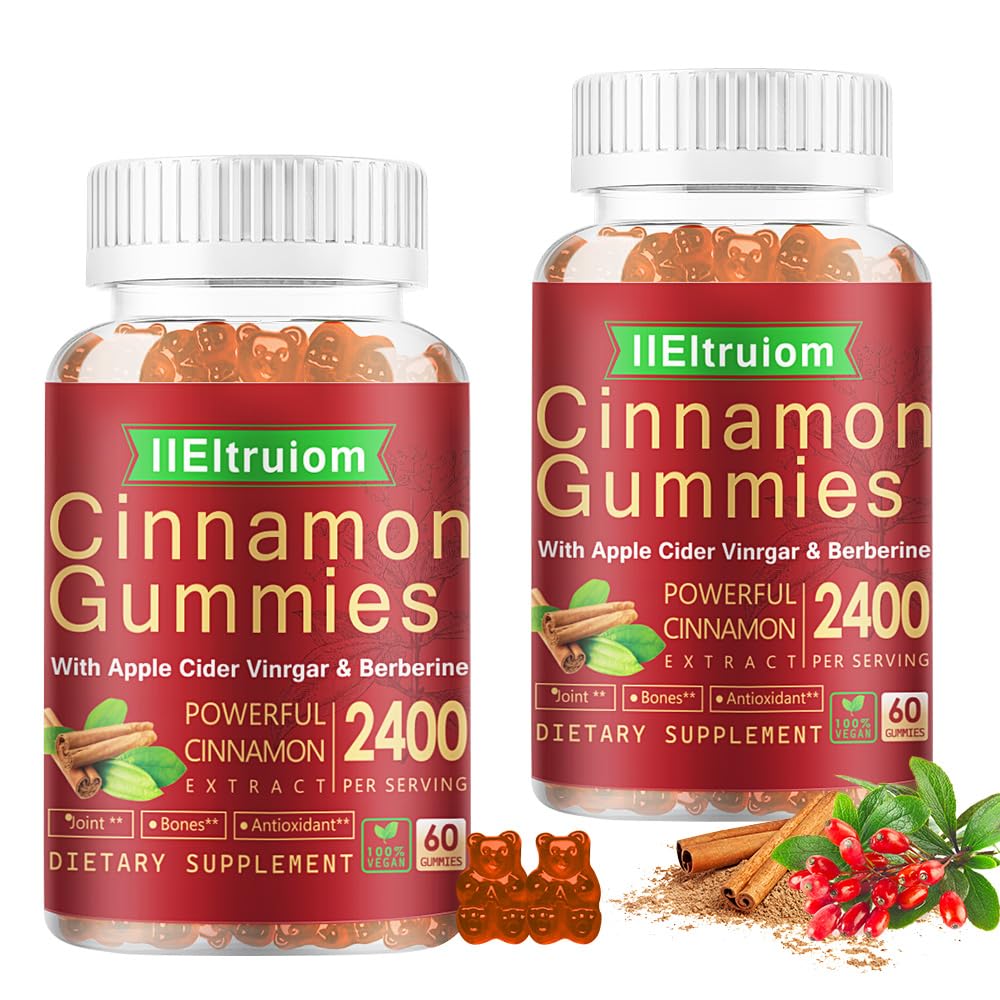 Flacon de gélifiés à la cannelle de Ceylan IIEltruiom 2400 mg