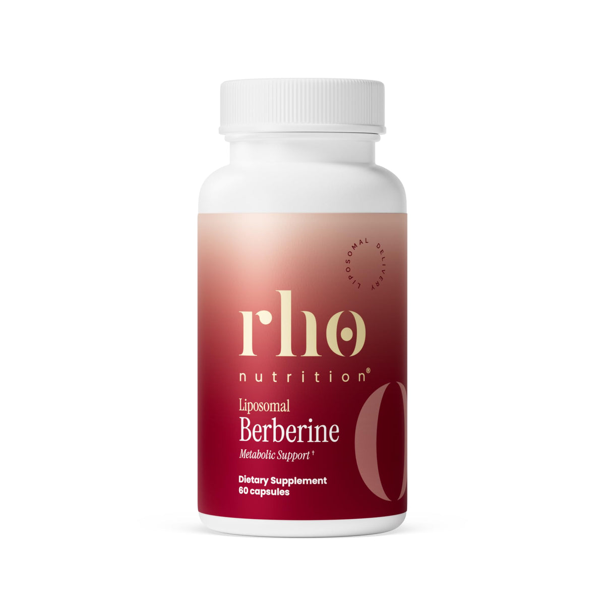 Flacon de gélules de berbérine Rho Nutrition vue de face