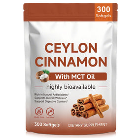 Flacon de gélules de cannelle de Ceylon vopxccvy avec étiquette