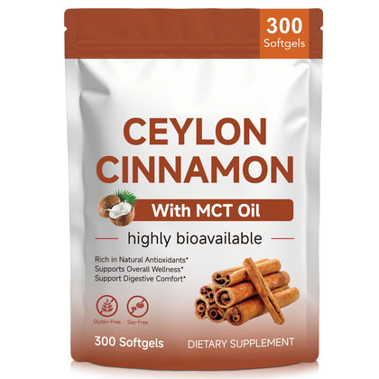 Flacon de gélules de cannelle de Ceylon vopxccvy avec étiquette