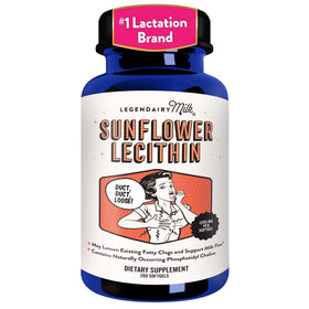 Flacon de gélules de léthicine de tournesol Legendairy Milk 1200mg