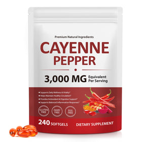 Flacon de gélules de poivre de cayenne VOGSIG avec 240 capsules