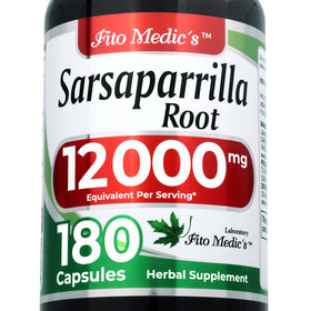 Flacon de gélules de Sarsaparilla FITO MEDIC'S vue de face
