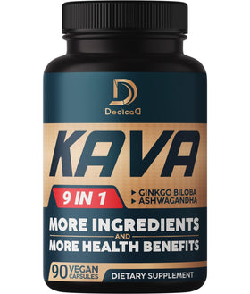 Flacon de gélules DEDICAD Kava Kava contenant 90 gélules végétaliennes