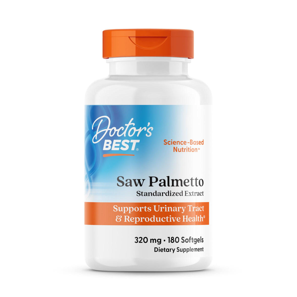 Flacon de gélules Saw Palmetto Doctor's BEST 180 gélules
