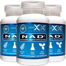 Flacon de Genex Formulas NAD+ 250mg avec 60 capsules