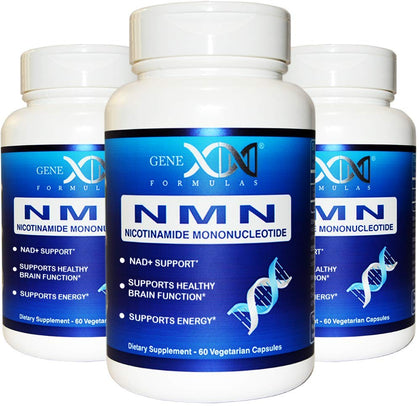 Flacon de Genex Formulas NMN 250 mg vue de face