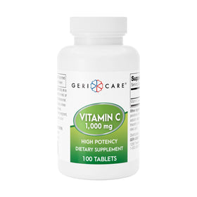 Flacon de GeriCare Vitamine C 1000 mg avec 100 comprimés