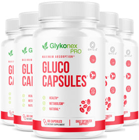 Flacon de Gluco Capsules OVICIA vue de face avec 300 capsules
