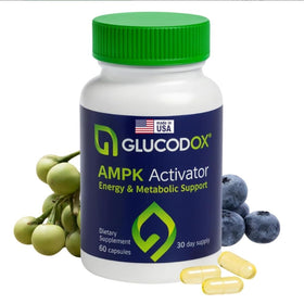 Flacon de GlucodOX AMPK Activator 60 capsules vue avant