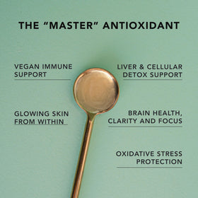 Flacon de Glutathione AMANDEAN sur fond neutre