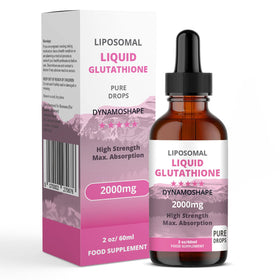 Flacon de Glutathione Liposomal 2000mg baanaas vue de face