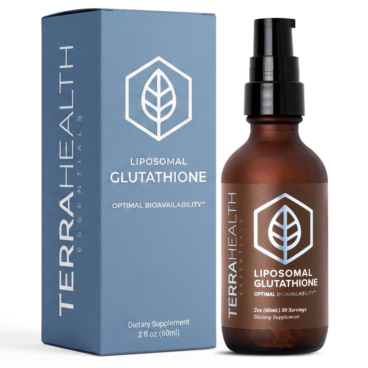 Flacon de Glutathione Liposomal de Terra Health Essentials, 2oz