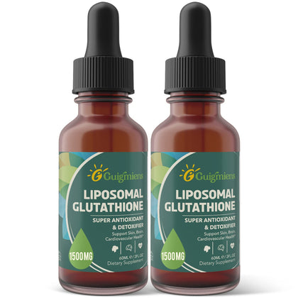 Flacon de Glutathione Liposomal Guigmiens 1500 mg, vue de face