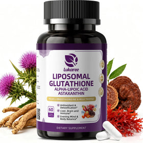 Flacon de Glutathione Liposomal Lukaree 1158mg 60 capsules végétales