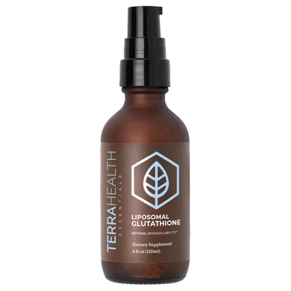 Flacon de Glutathione Liposomal Terra Health Essentials 120ml vue avant