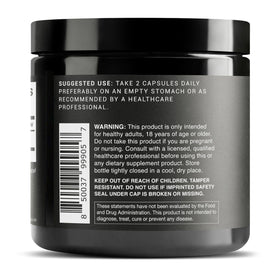 Flacon de Glutathione Toniiq avec des ingrédients naturels en arrière-plan