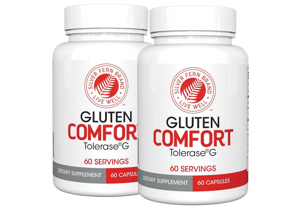 Flacon de Gluten Comfort Silver Fern avec 60 capsules
