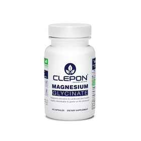 Flacon de glycinate de magnésium CLEPON 100 mg 60 capsules