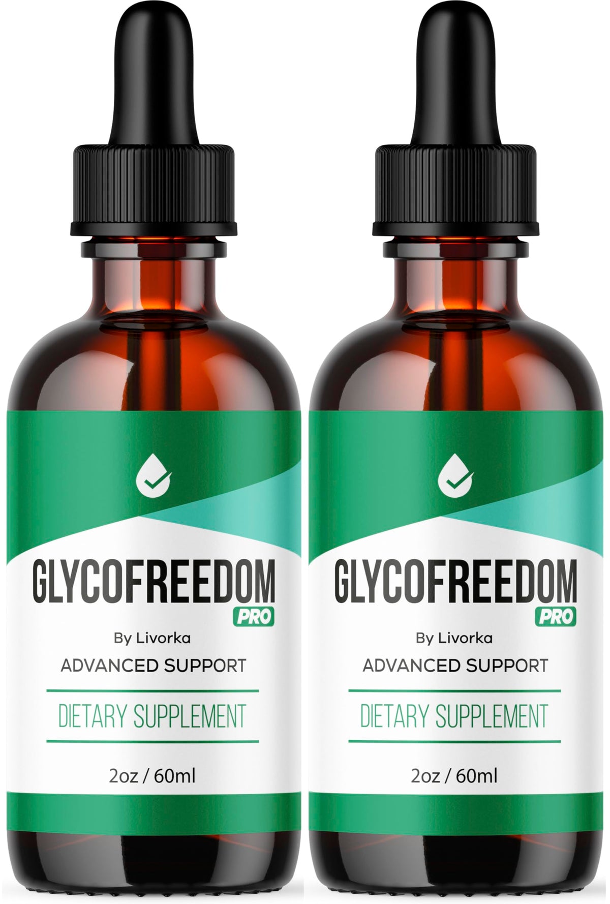 Flacon de GlycoFreedom Gouttes 60 ml vue de face