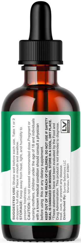 Flacon de GlycoFreedom Gouttes avec bouchon ouvert