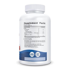 Flacon de gommes Nordic Naturals avec étiquette et dosage