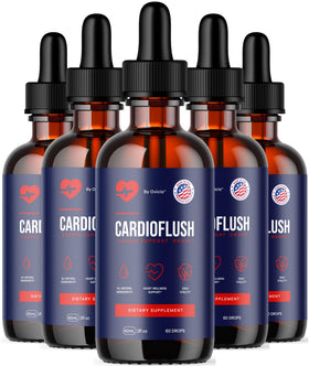 Flacon de Gouttes Cardioflush d'OVICIA avec étiquette