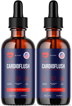 Flacon de gouttes Cardioflush OVICIA vue de face