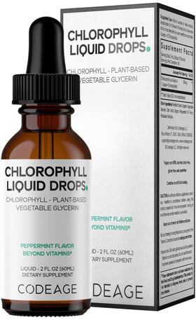 Flacon de gouttes de chlorophylle liquides Codeage 60 ml