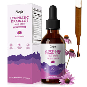 Flacon de gouttes de drainage lymphatique Catfit 60 ml vue de face