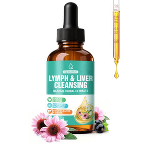 Flacon de gouttes de drainage lymphatique MaxHemp 23 en 1, vue de face