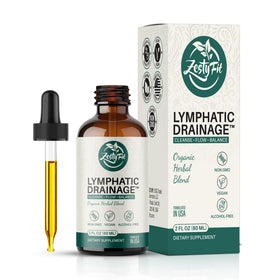 Flacon de Gouttes de Drainage Lymphatique zestyfit 60 mL vue avant