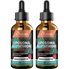 Flacon de gouttes de glutathion liposomal Zeylamum 2000mg vue de face