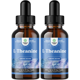 Flacon de gouttes de L-Théanine Natures Craft 200mg 2 Fl Oz