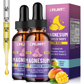 Flacon de gouttes de magnésium liquide CFILIHTC 120 ml