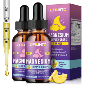 Flacon de gouttes de magnésium liquide CFILIHTC 120 ml vue de face