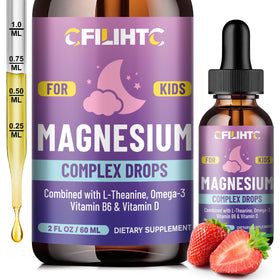 Flacon de gouttes de magnésium liquide CFILIHTC 60 ml