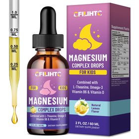 Flacon de gouttes de magnésium liquide CFILIHTC 60ml vue de face