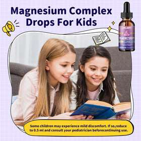 Flacon de gouttes de magnésium liquide CFILIHTC avec étiquette