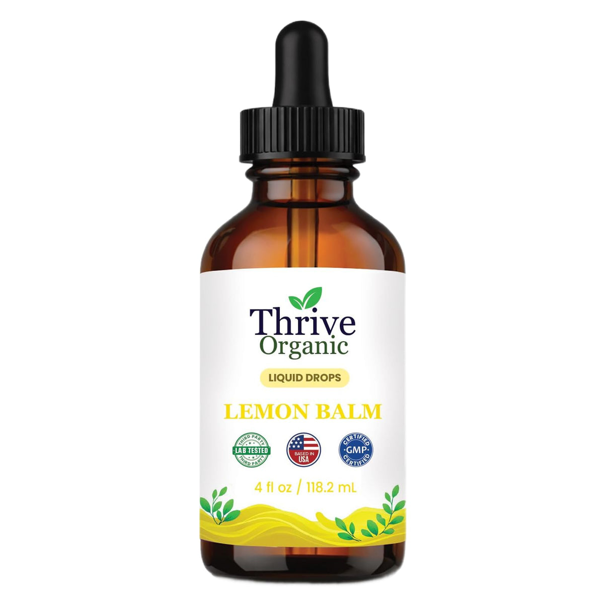 Flacon de gouttes de mélisse bio M PAIN MANAGEMENT TECHNOLOGIES 4 fl oz